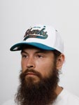 Бейсболка MITCHELL NESS арт. HHSS7286-SJSYYPPPWHIT San Jose Sharks NHL (бирюзовый / белый)